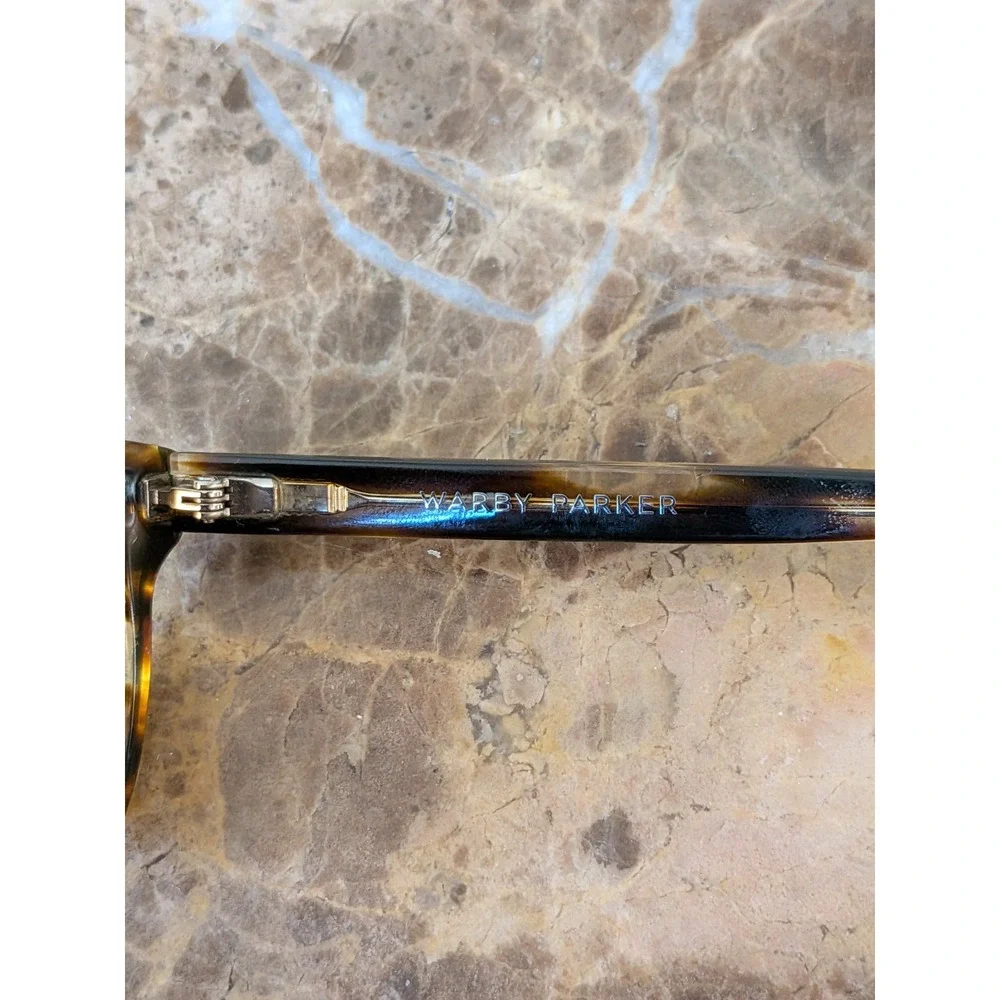 WARBY PARKER PERCY W 256 Striped Sassafras Round Unisex Eyeglasses 51-20-140